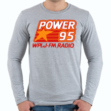 PRINTFASHION Power 95 - Férfi hosszú ujjú póló - Sport szürke férfi póló