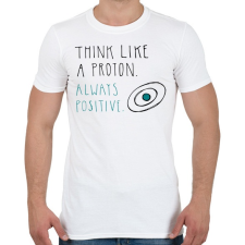 PRINTFASHION Pozitív gondolkodás - Férfi póló - Fehér férfi póló