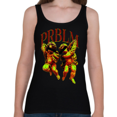 PRINTFASHION PRBLM - Női atléta - Fekete