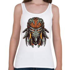 PRINTFASHION Predator - Női atléta - Fehér női trikó