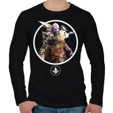 PRINTFASHION Predecessor - Fengmao - Férfi hosszú ujjú póló - Fekete