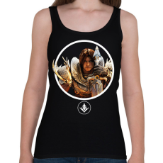 PRINTFASHION Predecessor - Greystone - Női atléta - Fekete