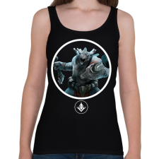 PRINTFASHION Predecessor - Grux - Női atléta - Fekete női trikó