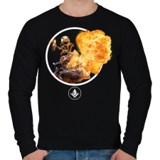 PRINTFASHION Predecessor - Iggy and Scorch - Férfi pulóver - Fekete férfi pulóver, kardigán