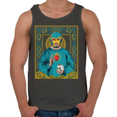 PRINTFASHION Prédikátor - Férfi atléta - Sötétszürke