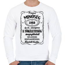 PRINTFASHION Prémium minőség, egyedi évszámmal! - Férfi pulóver - Fehér férfi pulóver, kardigán