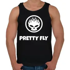 PRINTFASHION PRETTY FLY - Férfi atléta - Fekete atléta, trikó