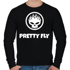 PRINTFASHION PRETTY FLY - Férfi pulóver - Fekete férfi pulóver, kardigán