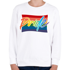 PRINTFASHION pride abstract - Gyerek pulóver - Fehér