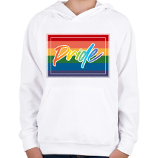 PRINTFASHION pride for - Gyerek kapucnis pulóver - Fehér gyerek pulóver, kardigán