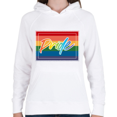 PRINTFASHION pride for - Női kapucnis pulóver - Fehér