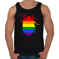 PRINTFASHION Pride Poloska - Férfi atléta - Fekete