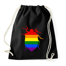 PRINTFASHION Pride Poloska - Sportzsák, Tornazsák - Fekete tornazsák