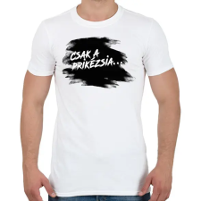 PRINTFASHION Prikézsia - Világos háttérre - Férfi póló - Fehér férfi póló