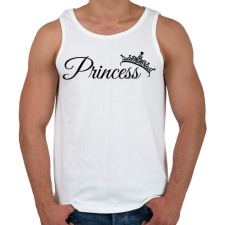 PRINTFASHION Princess - Férfi atléta - Fehér atléta, trikó