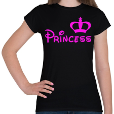 PRINTFASHION Princess - Női póló - Fekete női póló