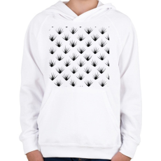 PRINTFASHION Private jungle - Gyerek kapucnis pulóver - Fehér