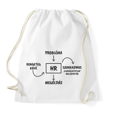 PRINTFASHION Probléma - HR - Megoldás - Sportzsák, Tornazsák - Fehér tornazsák
