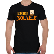PRINTFASHION probléma megoldó - Férfi póló - Fekete