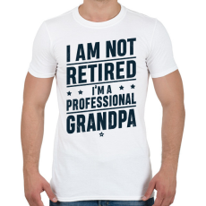 PRINTFASHION Profi nagypapa póló - Férfi póló - Fehér