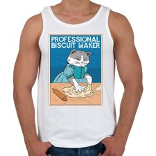 PRINTFASHION Profi süti sütő - Férfi atléta - Fehér atléta, trikó