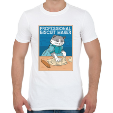 PRINTFASHION Profi süti sütő - Férfi póló - Fehér