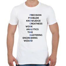 PRINTFASHION Programmer (black) - Férfi póló - Fehér férfi póló