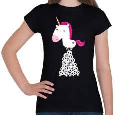 PRINTFASHION Pszichokornis - Női póló - Fekete