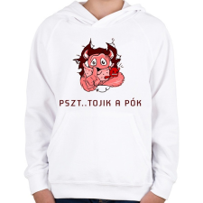 PRINTFASHION PSZT - Gyerek kapucnis pulóver - Fehér gyerek pulóver, kardigán