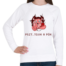 PRINTFASHION PSZT - Női pulóver - Fehér női pulóver, kardigán