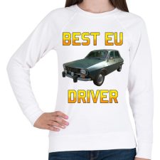 PRINTFASHION PUBG - Best EU Driver - Női pulóver - Fehér női pulóver, kardigán