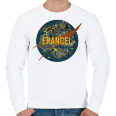 PRINTFASHION PUBG NASA: ERANGEL - Férfi pulóver - Fehér