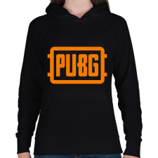 PRINTFASHION pubg - Női kapucnis pulóver - Fekete női pulóver, kardigán