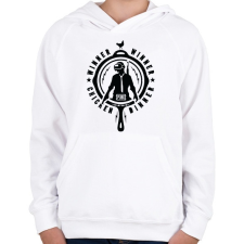 PRINTFASHION Pubg Pan - Gyerek kapucnis pulóver - Fehér gyerek pulóver, kardigán