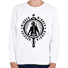 PRINTFASHION pubg pan - Gyerek pulóver - Fehér