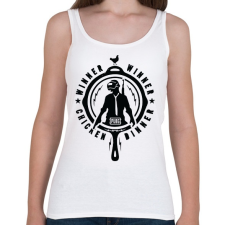 PRINTFASHION pubg pan - Női atléta - Fehér női trikó