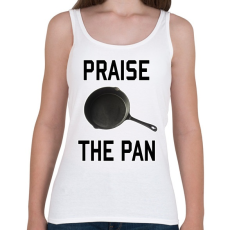 PRINTFASHION PUBG - Praise the Pan - Női atléta - Fehér