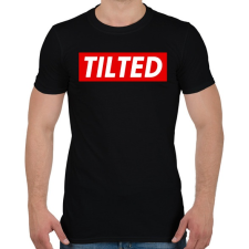 PRINTFASHION PUBG TILTED - Férfi póló - Fekete férfi póló