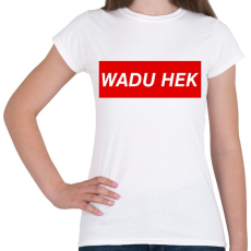 PRINTFASHION PUBG - WADU HEK - Női póló - Fehér