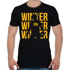 PRINTFASHION PUBG Winner - Férfi póló - Fekete férfi póló
