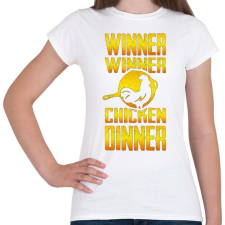 PRINTFASHION PUBG - WINNER (Gold) - Női póló - Fehér női póló