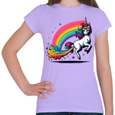 PRINTFASHION Pukikornis - Női póló - Viola női póló