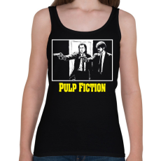 PRINTFASHION Pulp Fiction - Női atléta - Fekete