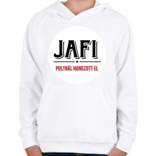 PRINTFASHION pultnál hangzott el - Gyerek kapucnis pulóver - Fehér gyerek pulóver, kardigán