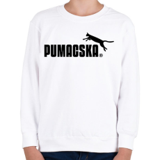 PRINTFASHION PUMACSKA - Gyerek pulóver - Fehér