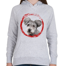 PRINTFASHION pumi kutyus - férfi - Női kapucnis pulóver - Sport szürke