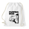 PRINTFASHION Pumping Iron - Sportzsák, Tornazsák - Fehér