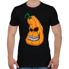 PRINTFASHION Pumpkin head - Férfi póló - Fekete