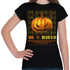 PRINTFASHION Pumpkin - Női póló - Fekete
