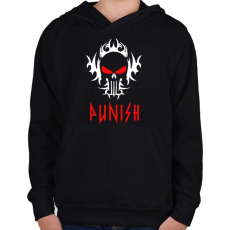 PRINTFASHION punish - Gyerek kapucnis pulóver - Fekete